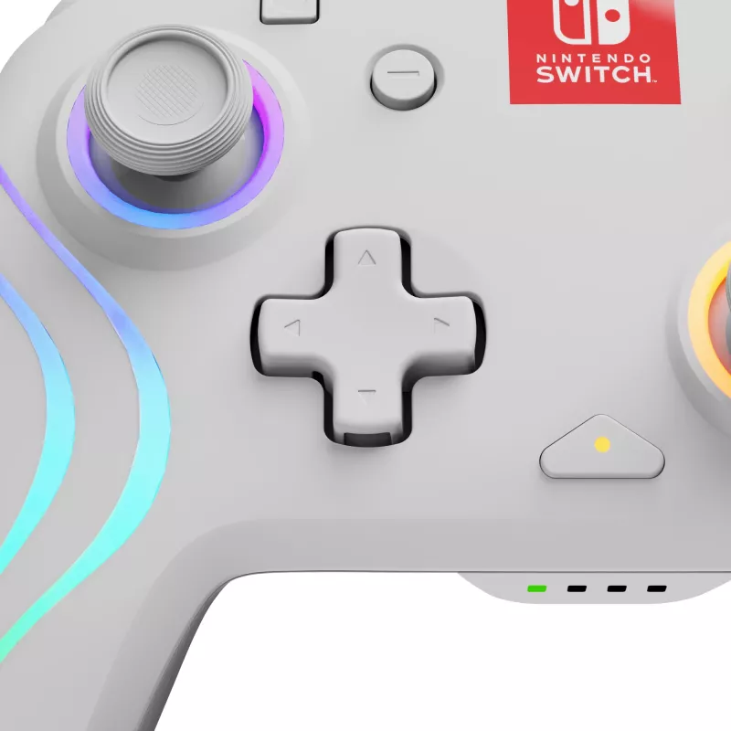 PDP Afterglow Wave White Gamepad Analogue / Digital Nintendo Switch, Nintendo Switch OLED