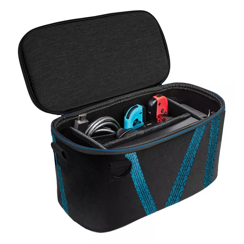 Hardshell case PDP Nintendo Switch Kart Drift Overnight Case GLOW Black Blue