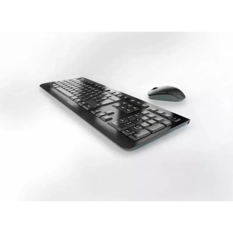 Wireless full-size keyboard and mouse set Cherry DW 3000 — RF wireless, QWERTZ layout, 108 keys, black