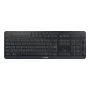 Keyboard Cherry Stream ultimate — Full-size AZERTY, USB + RF Wireless + Bluetooth, Scissor switches, LED backlight, Black