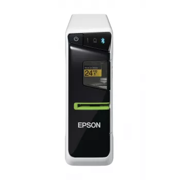 Epson LabelWorks LW-600P (Continental & UK type AC adapter), Thermal transfer, 180 x 180 DPI, 15 mm/sec, Wired & Wireless, Black, Grey