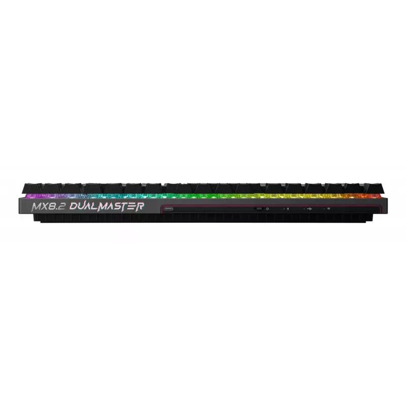 Wireless gaming keyboard CHERRY MX 8.2 Pro TMR — Tenkeyless, QWERTZ German, USB + RF + Bluetooth, RGB, 88 keys, Black