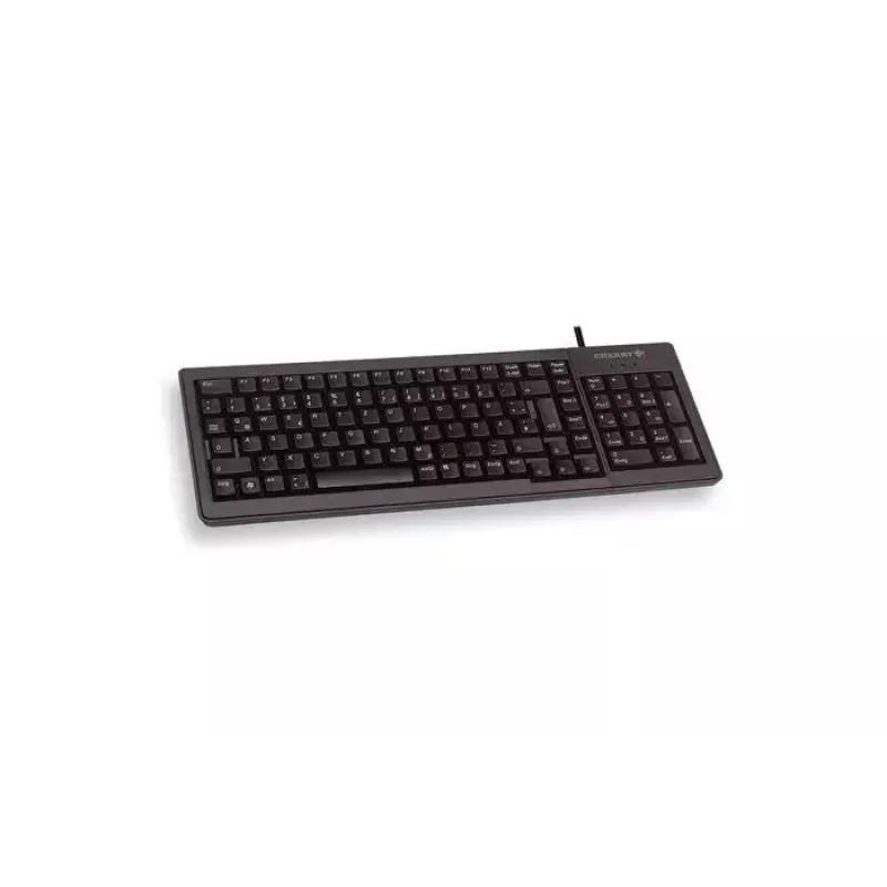 CHERRY XS G84-5200 COMPACT KEYBOARD, Corded, USB/PS2, Black, (QWERTY - UK)