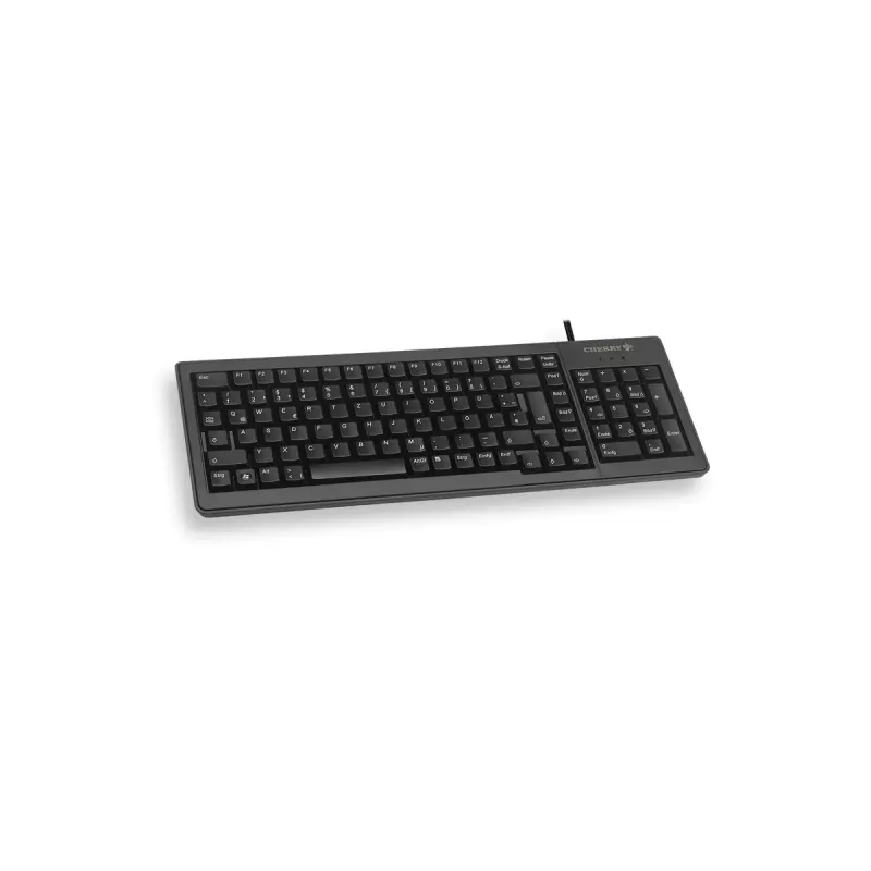 CHERRY XS G84-5200 COMPACT KEYBOARD, Corded, USB/PS2, Black, (QWERTY - UK)