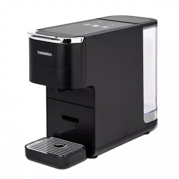 TORNADO TCM7042-GS | 5-in-1 Multi-Capsule Coffee Machine, Capsule coffee machine, 1.5 L, Coffee capsule, Ground coffee, 1350 W, Black