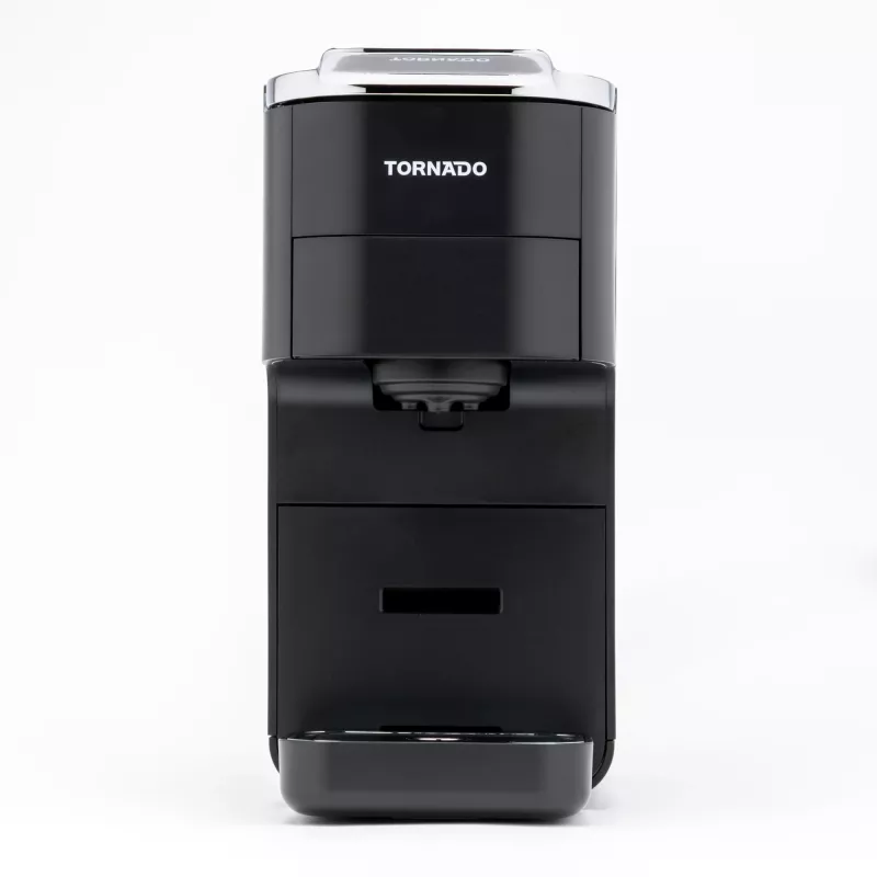 TORNADO TCM7042-GS | 5-in-1 Multi-Capsule Coffee Machine, Capsule coffee machine, 1.5 L, Coffee capsule, Ground coffee, 1350 W, Black