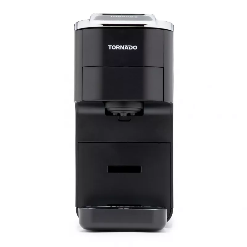 TORNADO TCM7042-GS | 5-in-1 Multi-Capsule Coffee Machine, Capsule coffee machine, 1.5 L, Coffee capsule, Ground coffee, 1350 W, Black