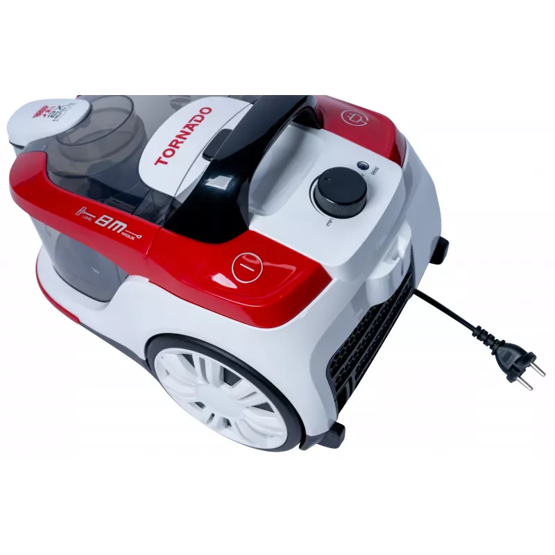 TORNADO VCCKC800RCL 800 W Bagless Cylinder Vacuum Cleaner 7M Cable