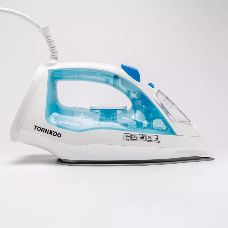 TORNADO TST-1800 | Steam Iron with Teflon Soleplate & 160g Steam Boost