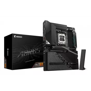 GIGABYTE X870 AORUS STEALTH Motherboard - Supports AMD Ryzen 9000 CPUs, 16+2+2 Phases Digital VRM, up to 8200Hz DDR5 (OC), 2xPCIe 5.0 + 2xPCIe 4.0, Wi-Fi 7, 5 GbE LAN, USB 4