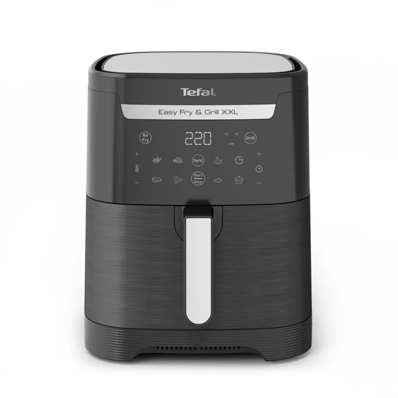 Hot air fryer Tefal Easy Fry & Grill EY8018 6.5 L 1.5 kg 1830 W touch LCD black stand-alone