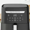 Hot air fryer Tefal Easy Fry & Grill EY8018 6.5 L 1.5 kg 1830 W touch LCD black stand-alone