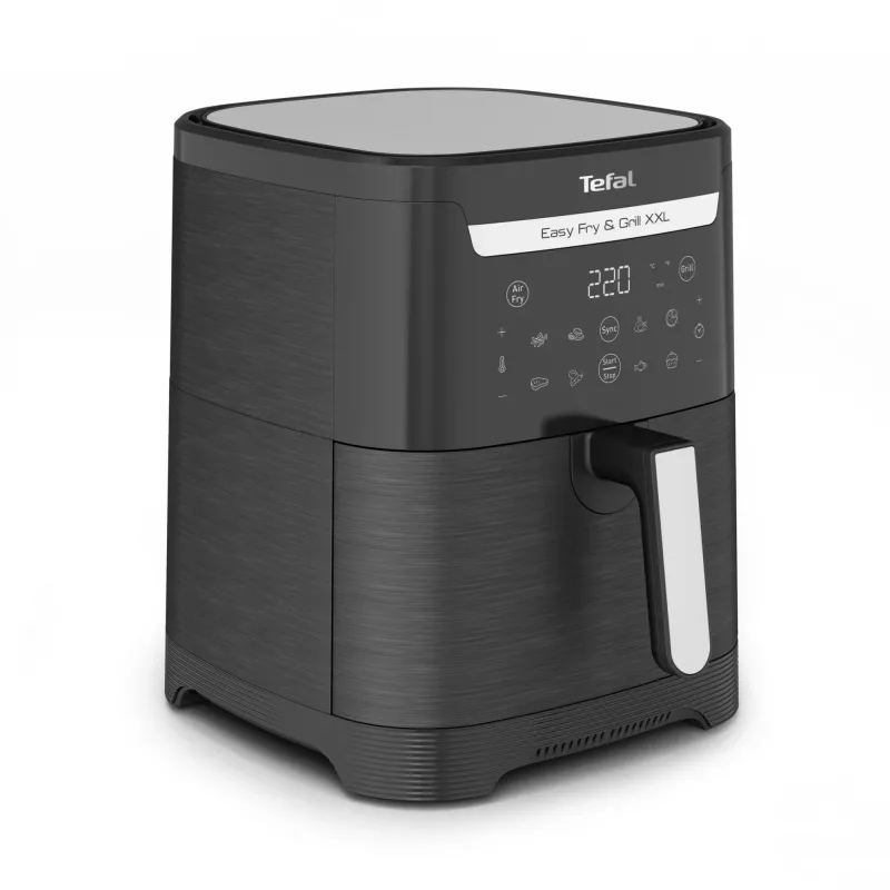 Hot air fryer Tefal Easy Fry & Grill EY8018 6.5 L 1.5 kg 1830 W touch LCD black stand-alone