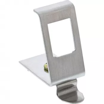 InLine Keystone Mounting for DIN rail, 1-port, metal