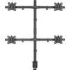 InLine Desk Bracket for 4x TV / LED / TFT Display up to 81cm 32 inch max. 9kg