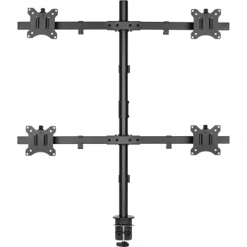 InLine Desk Bracket for 4x TV / LED / TFT Display up to 81cm 32 inch max. 9kg