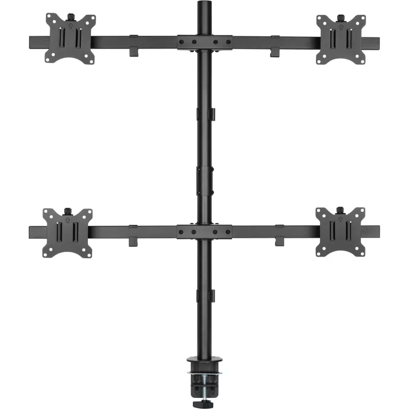 InLine Desk Bracket for 4x TV / LED / TFT Display up to 81cm 32 inch max. 9kg