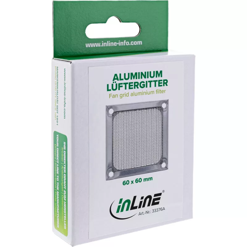 InLine Fan grid aluminium filter InLine 33376A