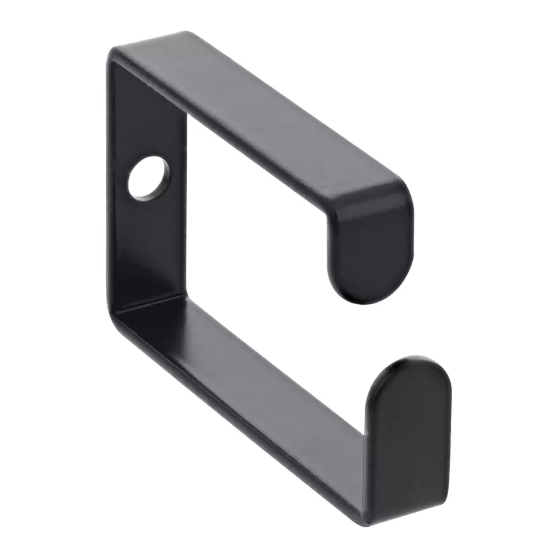 InLine 19110S Metal Cable Bracket 43x70 mm Black — Universal Cable Holder, 12.3×70×55 mm