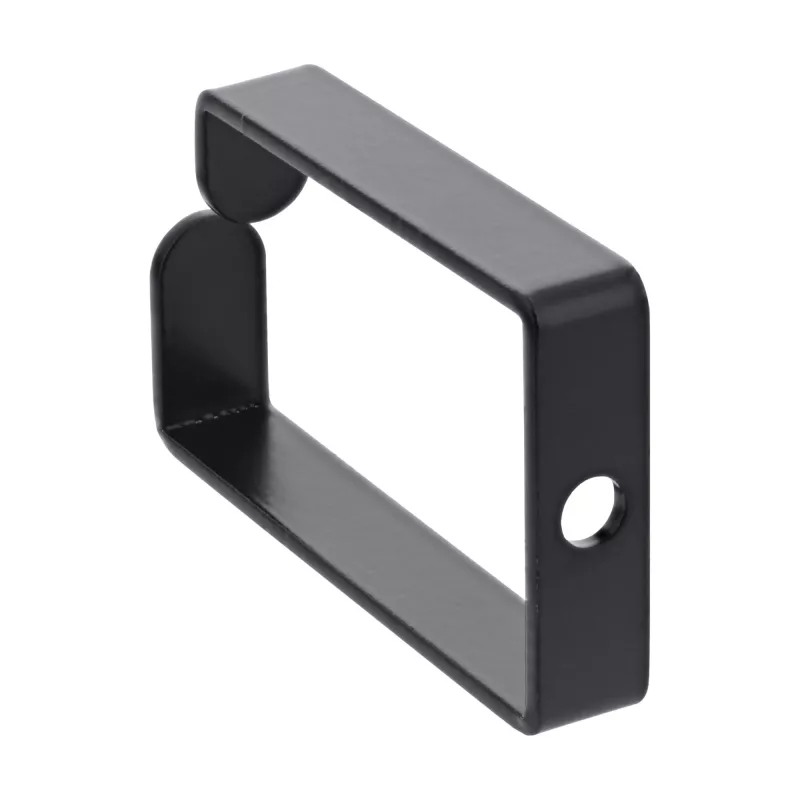 InLine 19110S Metal Cable Bracket 43x70 mm Black — Universal Cable Holder, 12.3×70×55 mm