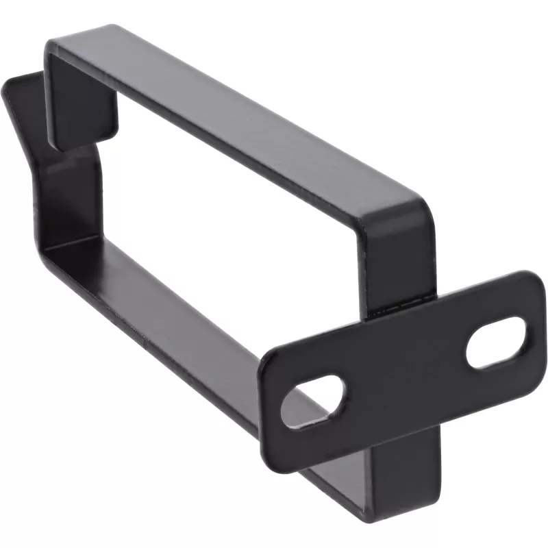 Cable bracket InLine 19110T metal 44.4×102.8×80 mm black, universal