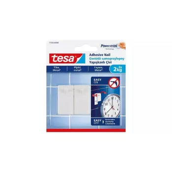 Universal hook TESA 77762 Indoor White 2 pc(s)