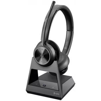 HP Poly Savi 7320 Stereo DECT 1880-1900 MHz Top, Black, MacOS, 190 mm, 210 mm, 55 mm, 300 g