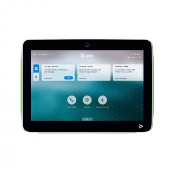 HP Poly TC10 White Touch Controller No Radio GSA/TAA, White, 1280 x 800 pixels, 260 mm, 184 mm, 64 mm, 1.27 kg