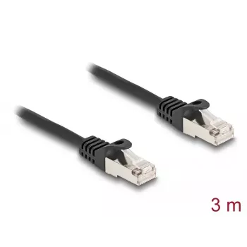 DeLOCK Cable RJ50 male to RJ50 male S/FTP 3 m black