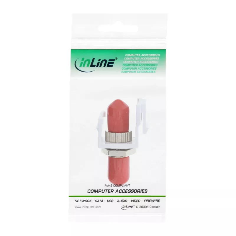 Fiber optical Keystone Snap-in adaptor InLine 89988D