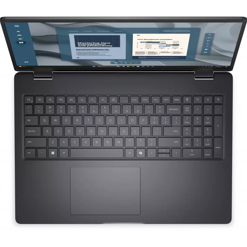 DELL Pro 16 PC16255 AMD Ryzen™ 5 215 Laptop 40.6 cm (16 inch) Full HD+ 16 GB DDR5-SDRAM 512 GB SSD Wi-Fi 6E (802.11ax) Windows 11 Pro German Black