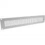 InLine 19 inch blind panel perforated, 2U, RAL 7035 grey