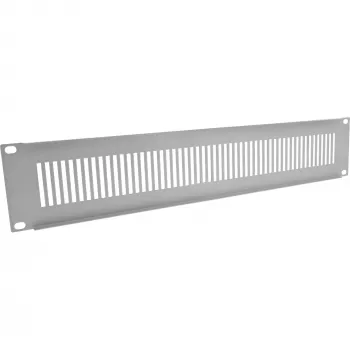 InLine 19 inch blind panel perforated, 2U, RAL 7035 grey