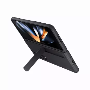 Mobile phone case cover Samsung EF-OF93PCBEGWW for Galaxy Z Fold4, black, desk-stand