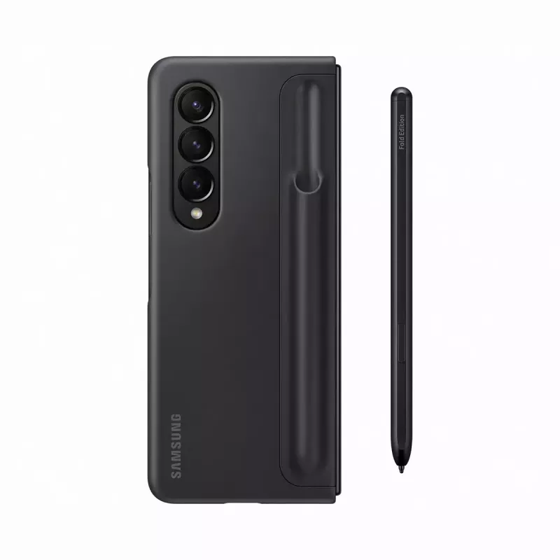 Mobile phone case cover Samsung EF-OF93PCBEGWW for Galaxy Z Fold4, black, desk-stand