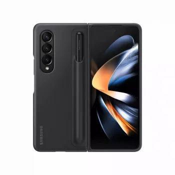 Mobile phone case cover Samsung EF-OF93PCBEGWW for Galaxy Z Fold4, black, desk-stand