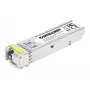 Intellinet Gigabit Fiber WDM Bi-Directional SFP Optical Transceiver Module 1000Base-BX-D (LC) Single-Mode Port, 120 km (75 mi.), BiDi WDM (RX1490/TX1550), MSA-compliant for Maximum Compatibility, Silver