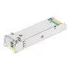 Intellinet Gigabit Fiber WDM Bi-Directional SFP Optical Transceiver Module 1000Base-BX-D (LC) Single-Mode Port, 120 km (75 mi.), BiDi WDM (RX1490/TX1550), MSA-compliant for Maximum Compatibility, Silver