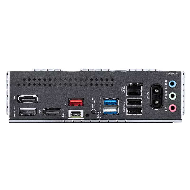 GIGABYTE B840M GAMING PLUS WIFI6E Motherboard - AMD Ryzen 9000 CPUs, 8+2+2 Phases VRM, up to 8200MHz DDR5(O.C), 2xPCIe 4.0 M.2, Wi-Fi 6E, 1GbE LAN, USB 3.2 Gen 2