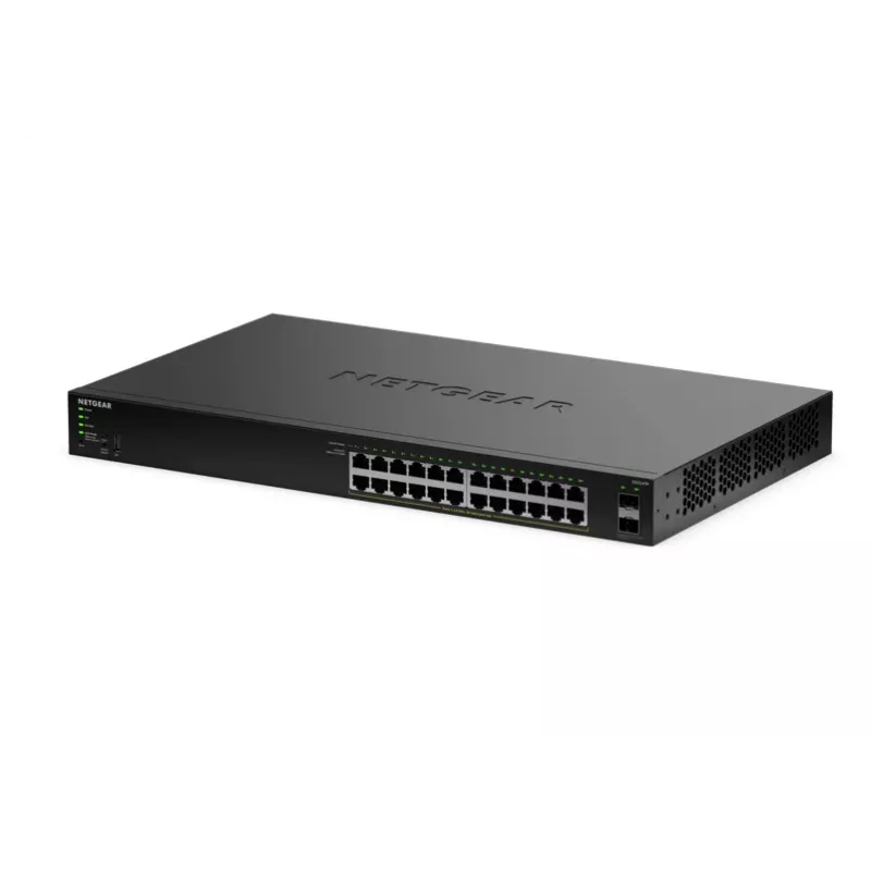 NETGEAR GS324TPv2 Managed L2/L3 Gigabit Ethernet (10/100/1000) Power over Ethernet (PoE) 1U Black