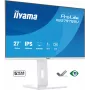 27 inch IIYAMA ProLite XB2797QSU-W1 IPS Quad HD (2560x1440) LED monitor, 178° viewing, USB 3.2 hub, speakers, VESA, height adjustable, white