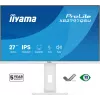 27 inch IIYAMA ProLite XB2797QSU-W1 IPS Quad HD (2560x1440) LED monitor, 178° viewing, USB 3.2 hub, speakers, VESA, height adjustable, white