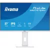 27 inch IIYAMA ProLite XB2797QSU-W1 IPS Quad HD (2560x1440) LED monitor, 178° viewing, USB 3.2 hub, speakers, VESA, height adjustable, white