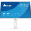 27 inch IIYAMA ProLite XB2797QSU-W1 IPS Quad HD (2560x1440) LED monitor, 178° viewing, USB 3.2 hub, speakers, VESA, height adjustable, white