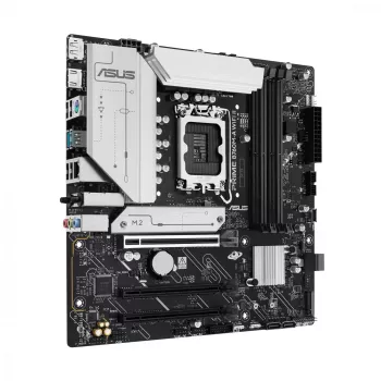 Motherboard ASUS PRIME B760M-A WIFI II micro ATX, Intel B760, LGA 1700, DDR5, 4 DIMM slots, up to 256 GB, Wi‑Fi 6E, 2.5Gb Ethernet