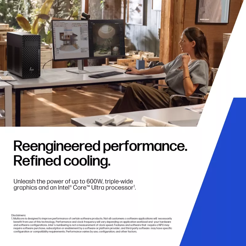 HP Z2 Tower G1i Intel Core Ultra 7 265K 64 GB DDR5-SDRAM Windows 11 Pro Workstation AI Workstation, AI PC