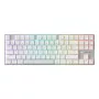Wireless Gaming Keyboard Cherry MX 8.2 Pro TMR — Tenkeyless 88-key, USB + RF + Bluetooth, Magnetic-mechanical switches, RGB, Silver/White