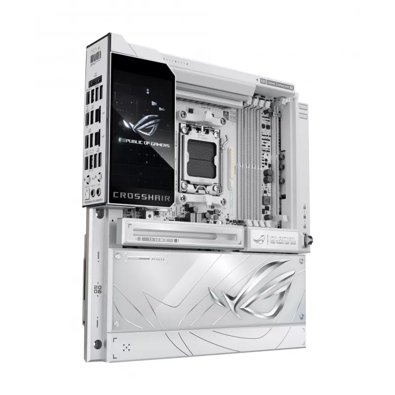 Motherboard ASUS ROG CROSSHAIR X870E GLACIAL — AMD X870E, Socket AM5, E-ATX, DDR5, up to 256 GB, Wi‑Fi 7, 10Gb Ethernet