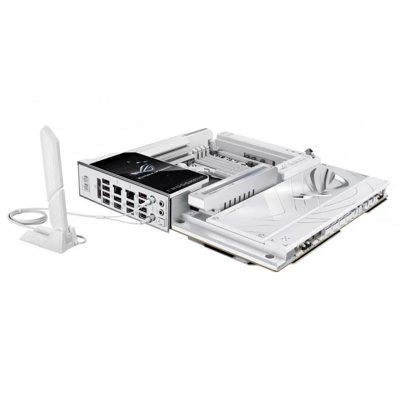 Motherboard ASUS ROG CROSSHAIR X870E GLACIAL — AMD X870E, Socket AM5, E-ATX, DDR5, up to 256 GB, Wi‑Fi 7, 10Gb Ethernet