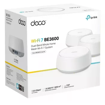 TP-Link Deco BE3600 Dual-band (2.4 GHz / 5 GHz) Wi-Fi 7 (802.11be) White 2 Internal